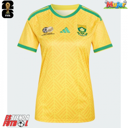 Sudáfrica Primera Equipación Mujer Mundial 2026 Manga Corta
